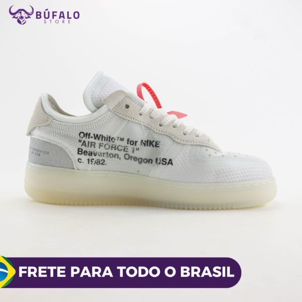 Nike Air Force Low 07 White x Off White - Imagem 4