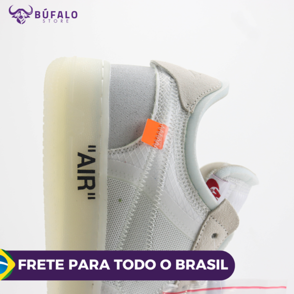 Nike Air Force Low 07 White x Off White - Imagem 6