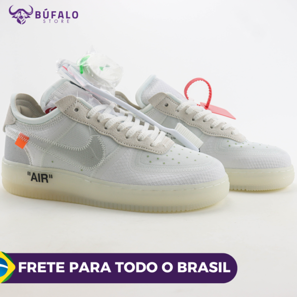 Nike Air Force Low 07 White x Off White - Imagem 7