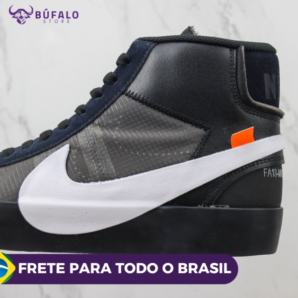 Nike Blazer Mid x Off White Black - Image 3