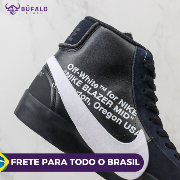 Nike Blazer Mid x Off White Black - Image 9