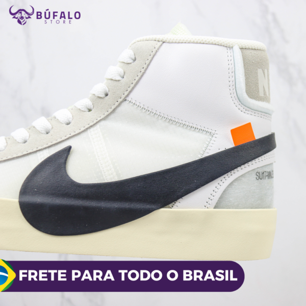 Nike Blazer Mid x Off White Branco - Image 4