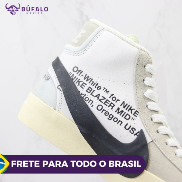 Nike Blazer Mid x Off White Branco - Image 6