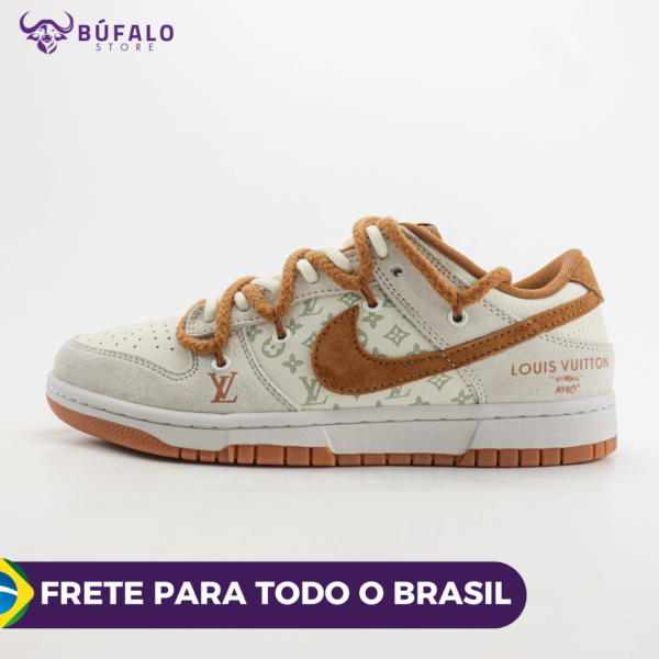NIKE SB DUNK LOW LOUIS VITTON BEGE - Image 9