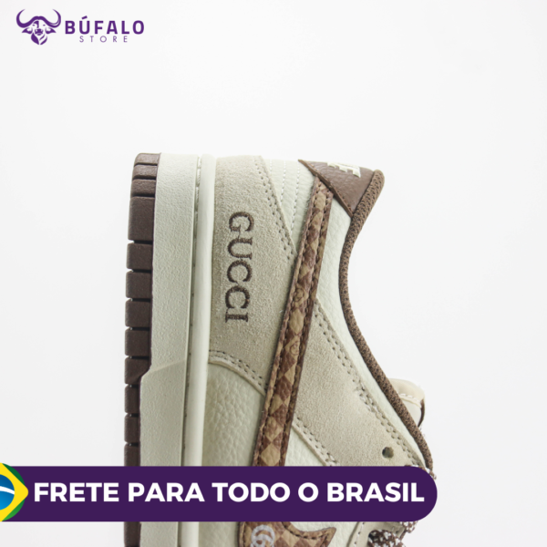 NIKE SB DUNK LOW GUCCI CINZA - Imagem 4