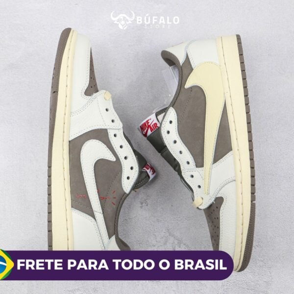 TENIS AIR JORDAN 1 LOW X TRAVIS SCOTT REVERSE MOCHA