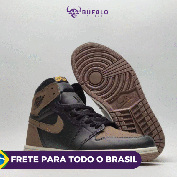 TENIS AIR JORDAN 1 HIGH GS PALOMINO (EM COURO) - Imagem 6