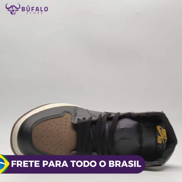 TENIS AIR JORDAN 1 HIGH GS PALOMINO (EM COURO) - Imagem 3