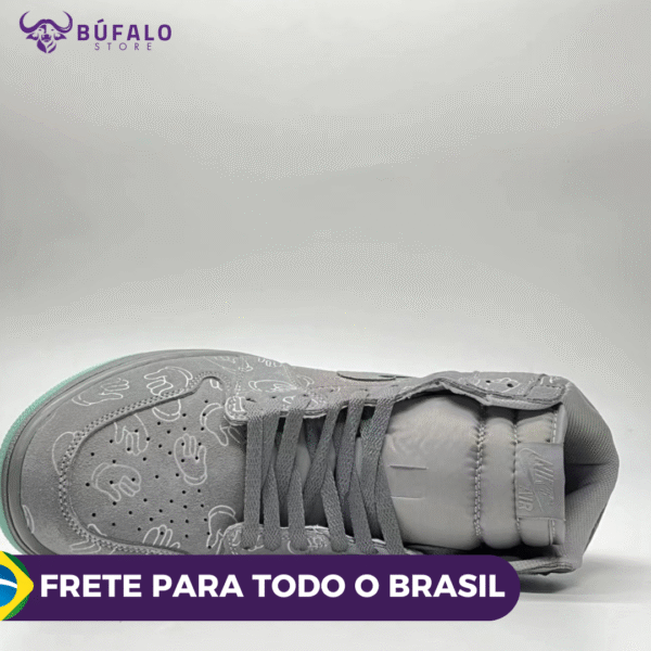 TENIS AIR JORDAN 1 High Kaws Grafite - Imagem 6