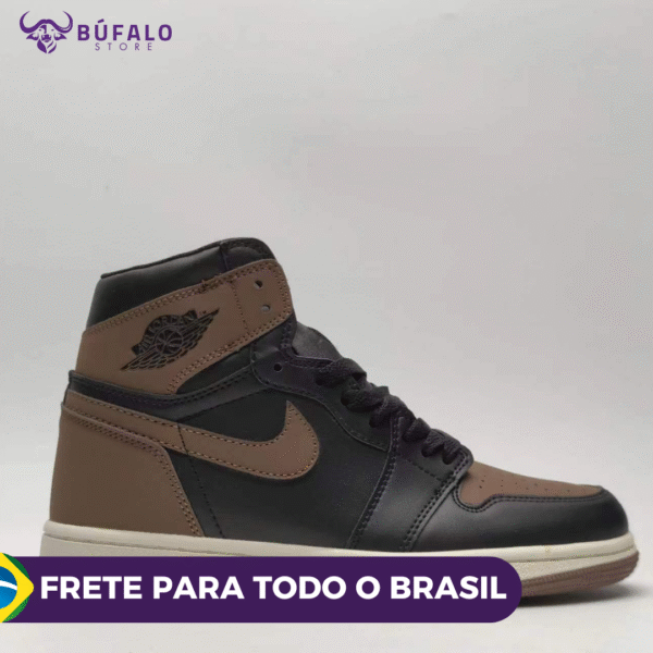 TENIS AIR JORDAN 1 HIGH GS PALOMINO (EM COURO)