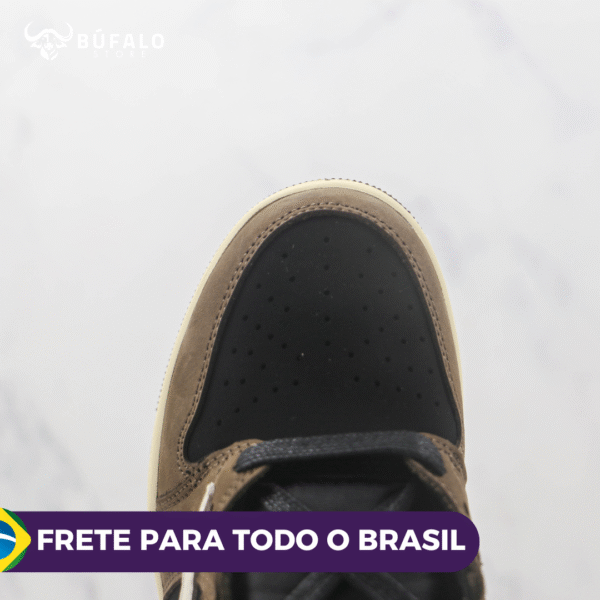 TENIS AIR JORDAN 1 LOW X TRAVIS SCOTT RETRO DARK MOCHA - Image 5
