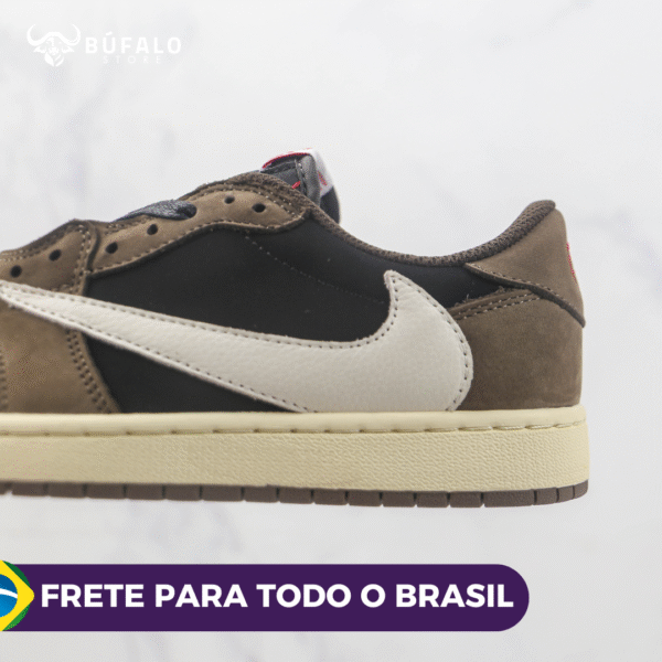 TENIS AIR JORDAN 1 LOW X TRAVIS SCOTT RETRO DARK MOCHA - Image 4