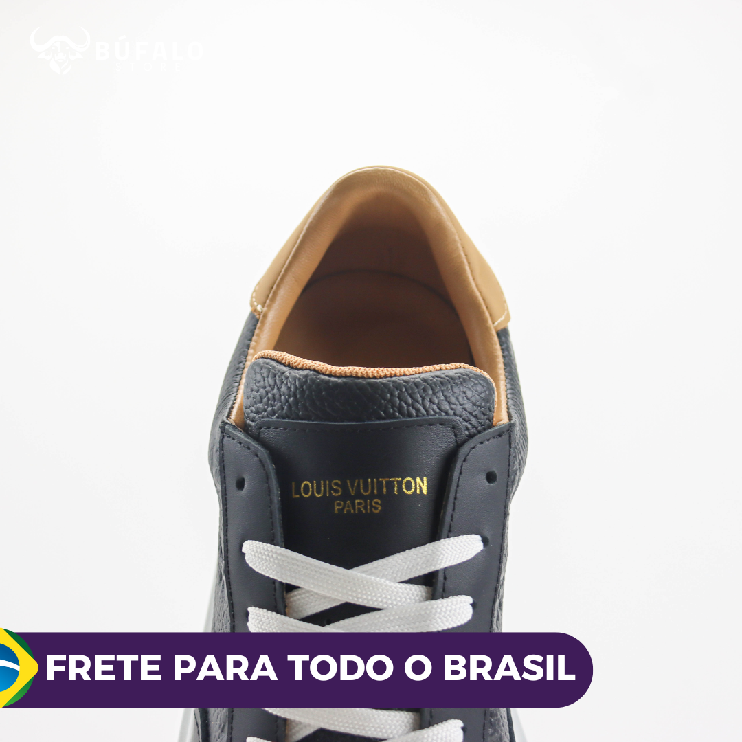 Louis Vuitton Luxembourg Sneaker CAFÉ (Monograma em relevo) (Unissex) - Imagem 8