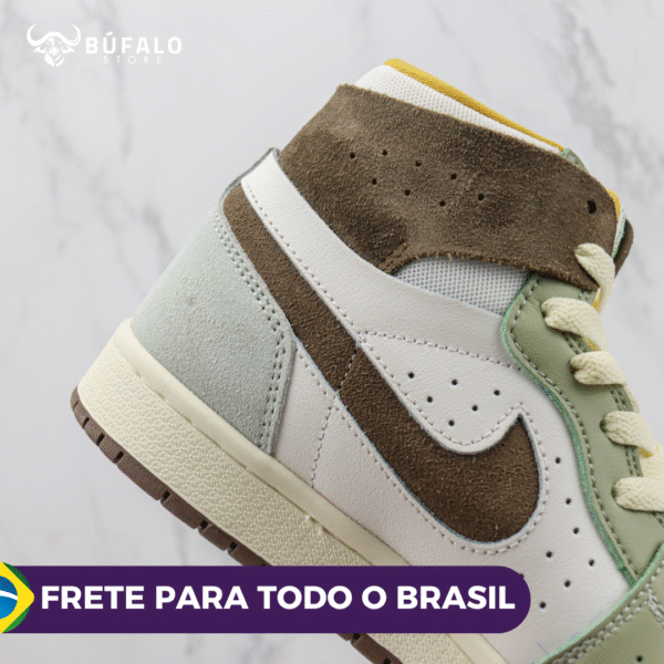 TÊNIS AIR JORDAN 1 HIGH ZOOM AIR CMFT YEAR OF THE RABBIT (COURO) - Imagem 6