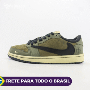 TÊNIS AIR JORDAN 1 LOW X MONCLEAR VERDE (COURO)