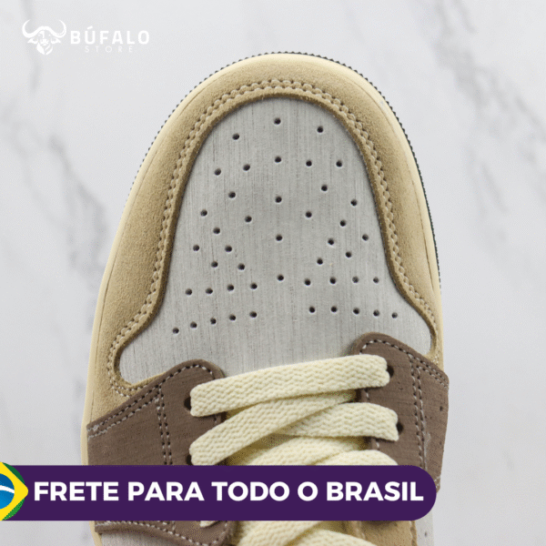 TÊNIS AIR JJORDAN 1 High OG "Lakers Vibe" (EM COURO) - Imagem 7