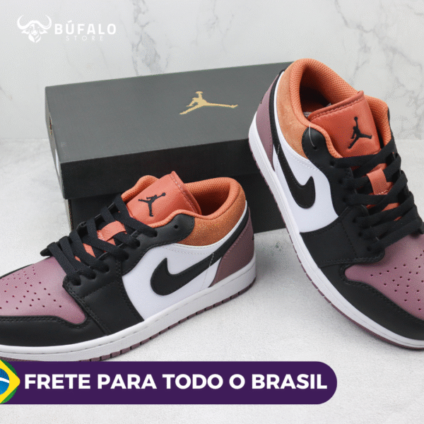TÊNIS AIR JORDAN 1 LOW SE SKY J MAUVE (EM COURO) - Imagem 3