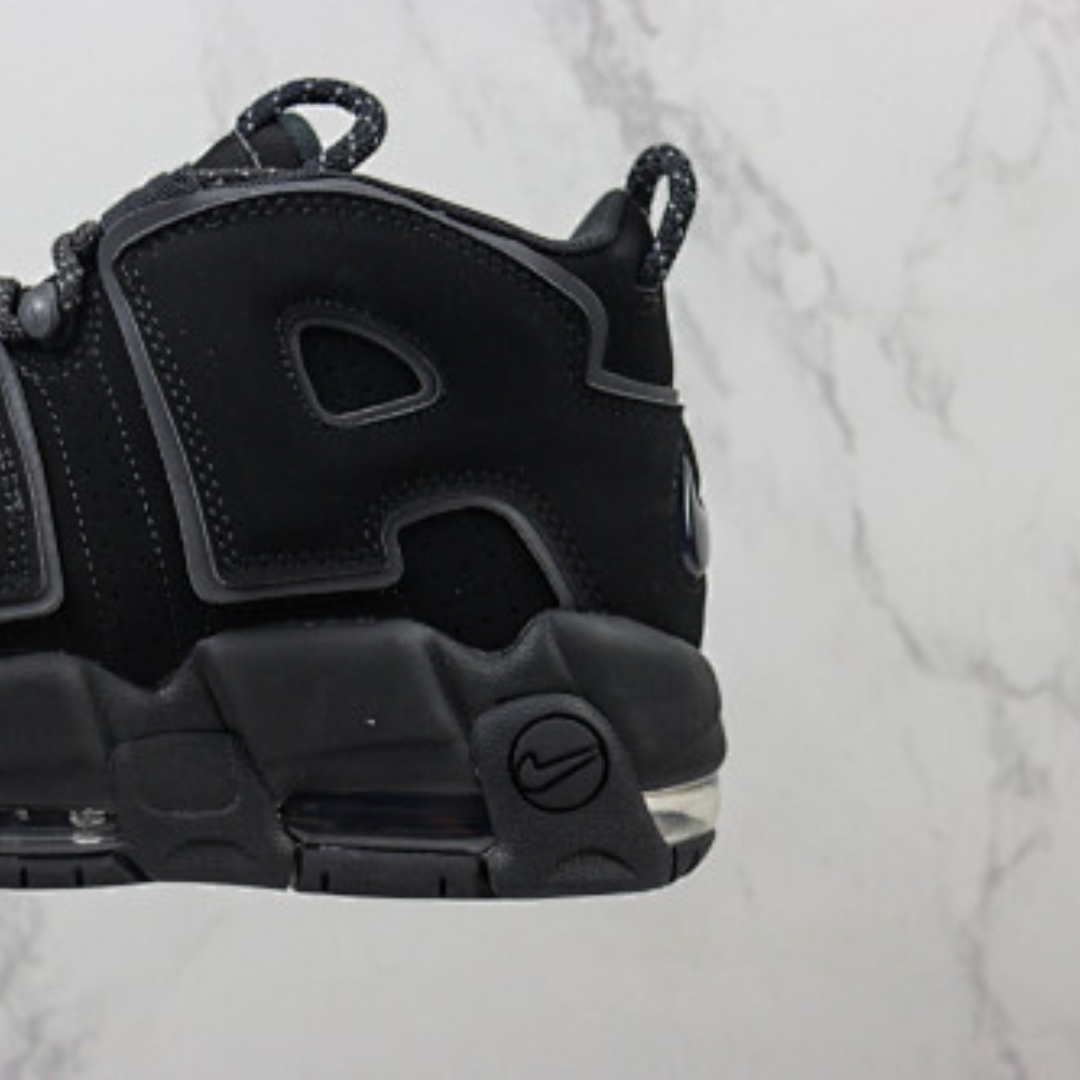 Nike Air More Uptempo All Black (Preto total) - Imagem 4