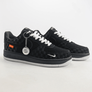 Nike Air Force 1 Low Preto Monograma (Custom Gucci Inspired)