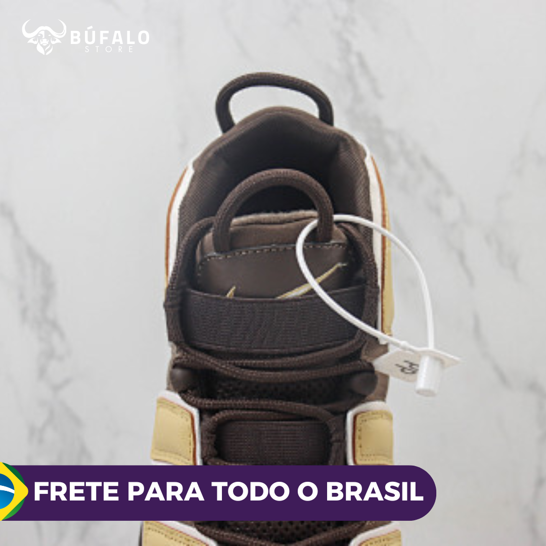 Nike Air More Uptempo Marrom com bege (Brown/Beige) - Imagem 8
