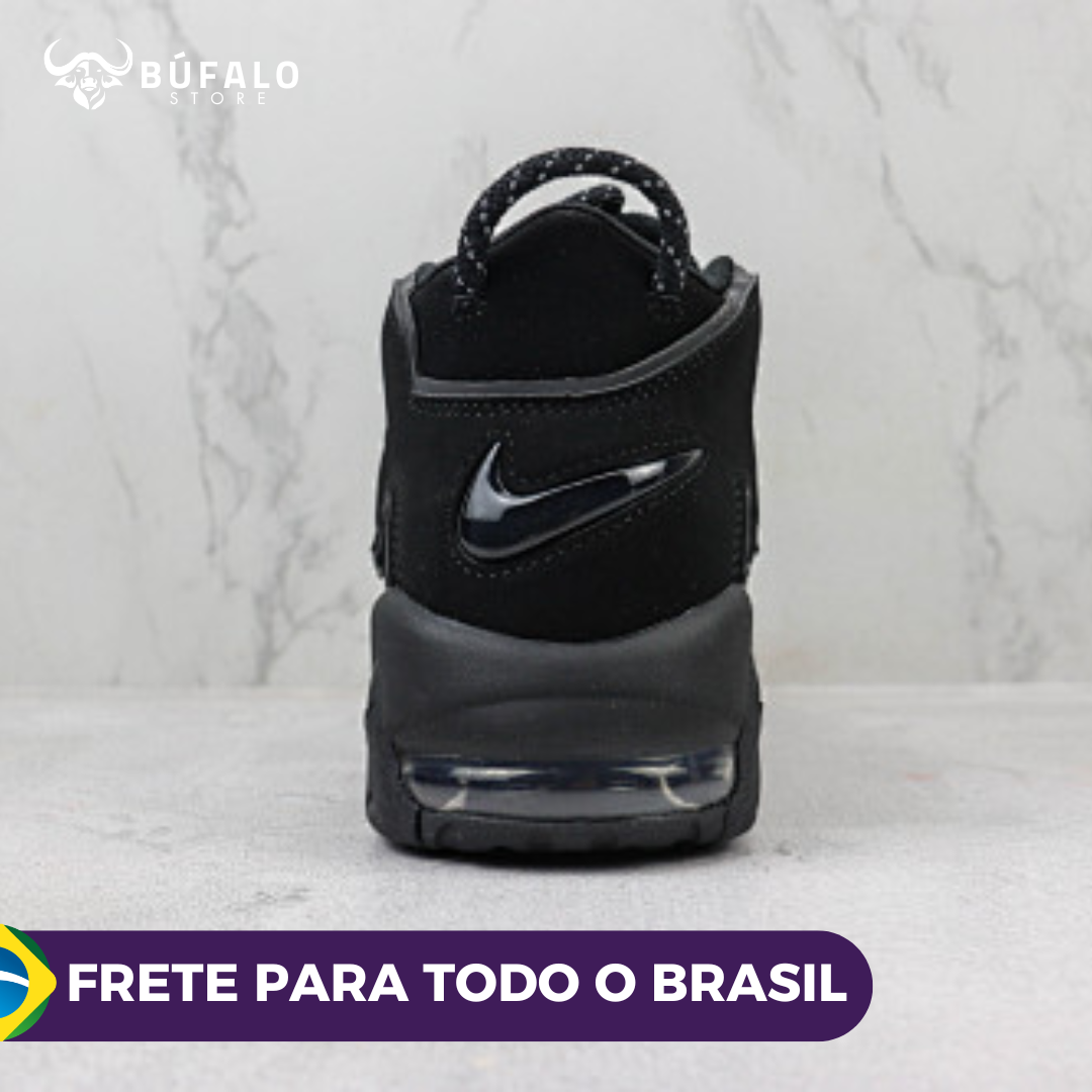 Nike Air More Uptempo All Black (Preto total) - Imagem 3