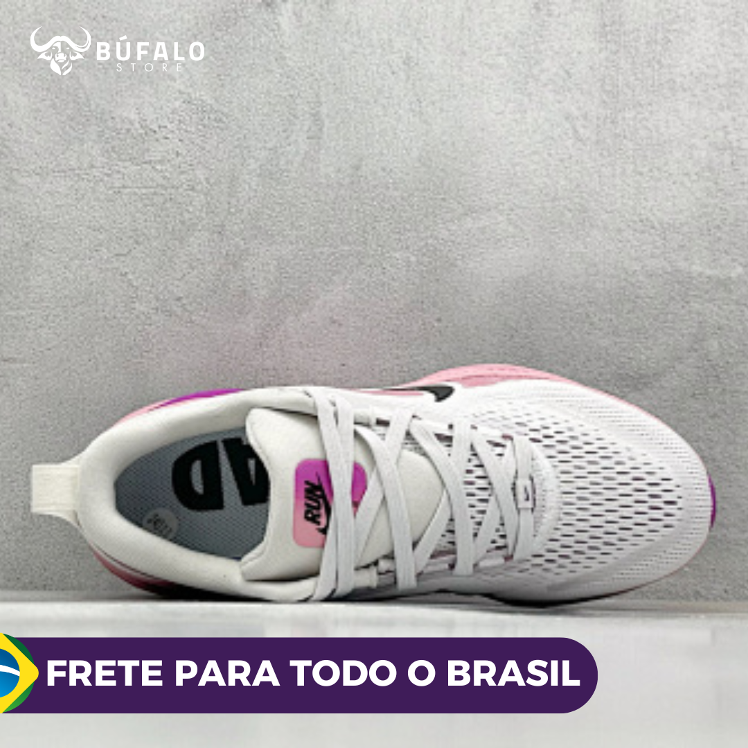 Nike ZoomX Invincible Run Flyknit 3 Cor: Branco com rosa (White/Pink) - Imagem 8