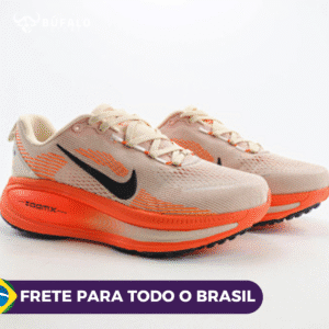 Nike ZoomX Invincible Run Flyknit 3  Bege claro com laranja vibrante