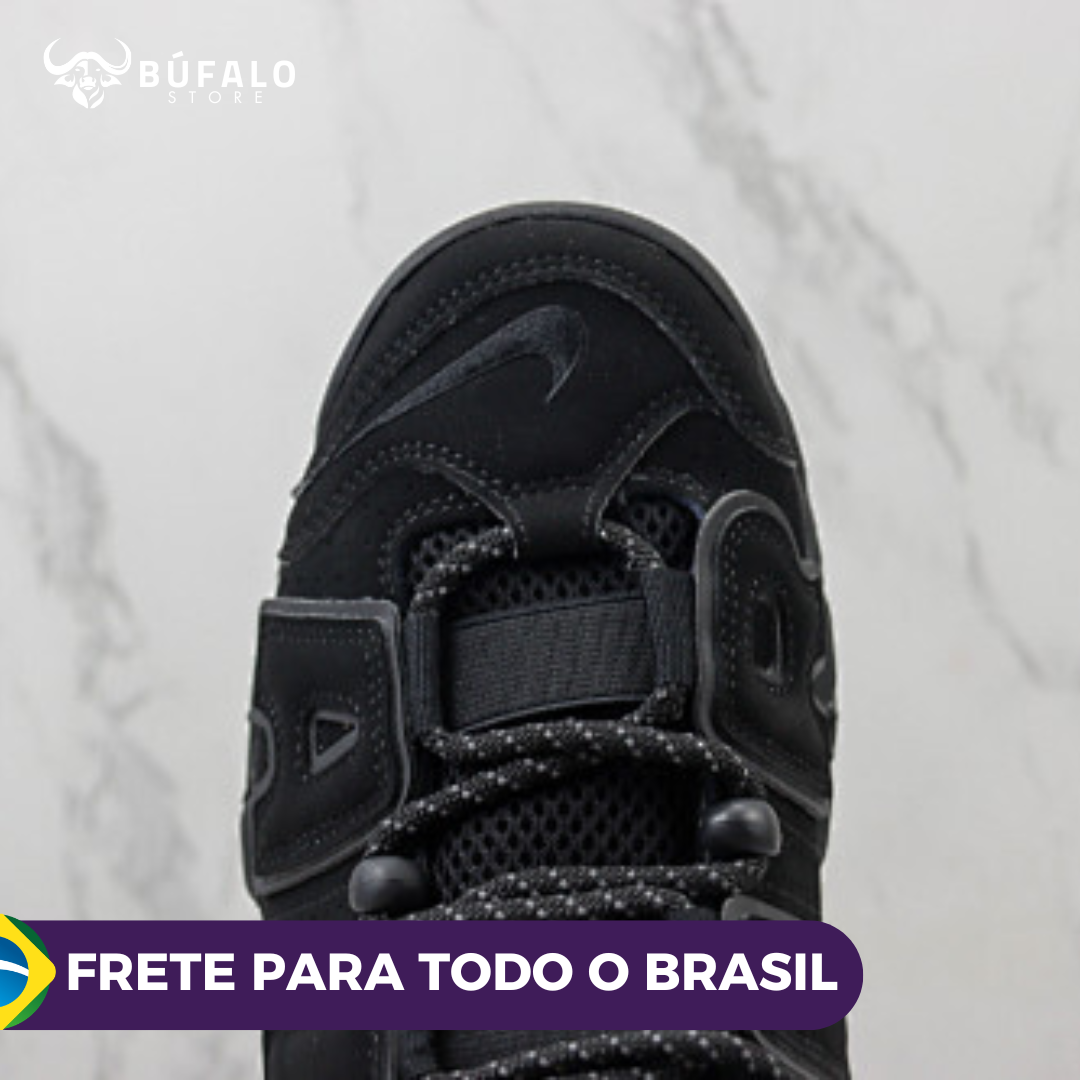 Nike Air More Uptempo All Black (Preto total) - Imagem 6