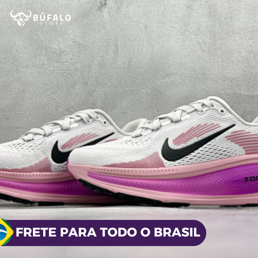 Nike ZoomX Invincible Run Flyknit 3 Cor: Branco com rosa (White/Pink) - Imagem 4