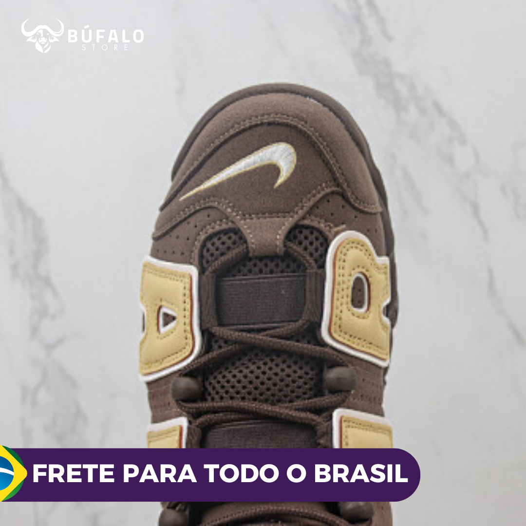Nike Air More Uptempo Marrom com bege (Brown/Beige) - Imagem 7