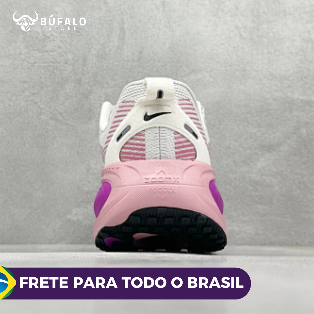 Nike ZoomX Invincible Run Flyknit 3 Cor: Branco com rosa (White/Pink) - Imagem 3